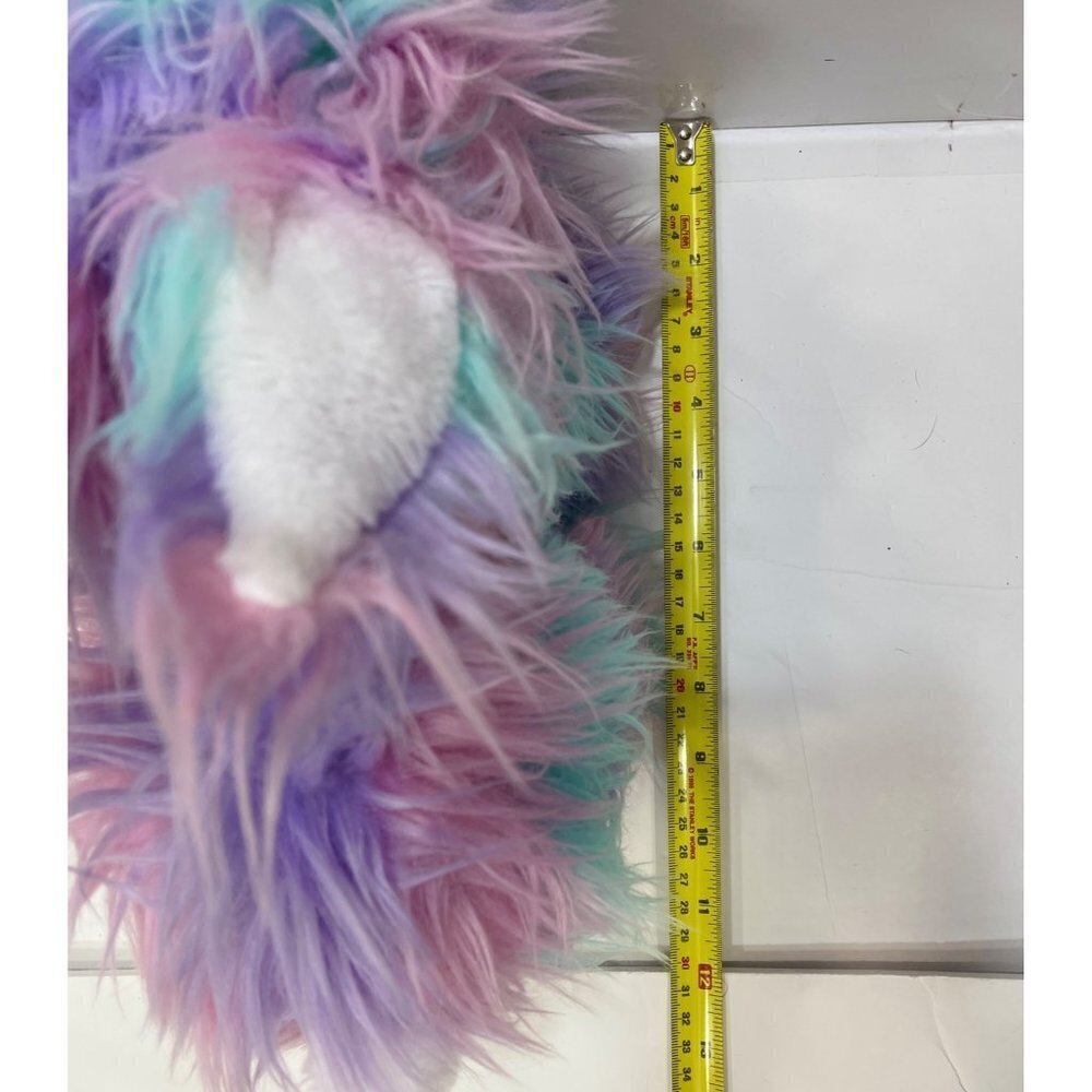 BUILD-A-BEAR Pastel Fuzzy Bunny 12" Plush Stuffed Animal Collectible Easter‎ EUC - Picture 14 of 15